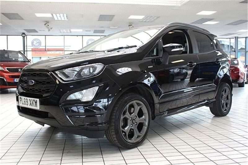 Black Used 2019 Ford Ecosport ST-Line SUV | £10,490 (Good price) - Image 1/4