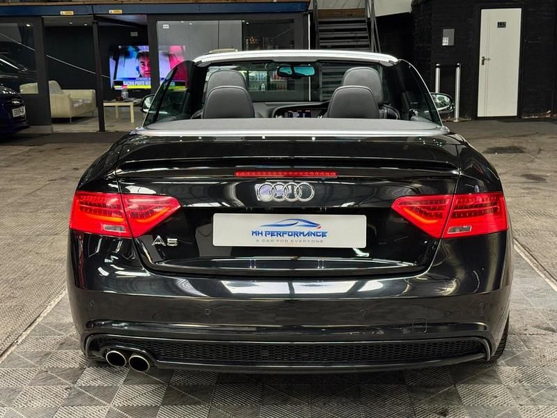 Begagnad Audi A5 Cabriolet S-Line 2015 Svart Cab