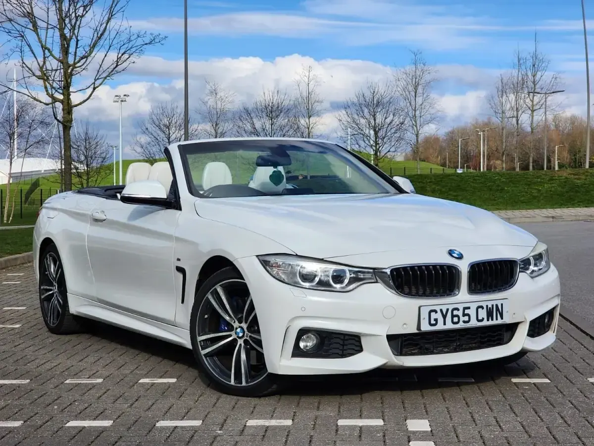 Begagnad BMW 420 M Sport 2015 Vit Cab