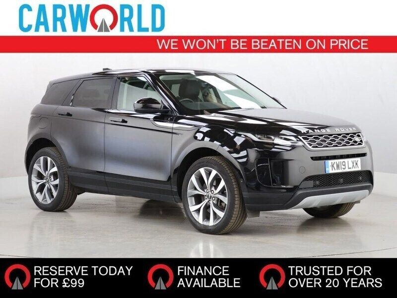 Black Used 2019 Land Rover Range Rover evoque HSE SUV | £21,990 (Fair price) - Image 1/3