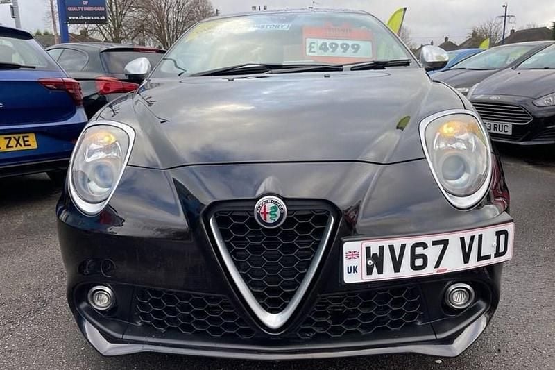 Used Alfa Romeo MiTo Super 95 HP (69 kW) 2017 Black Hatchback