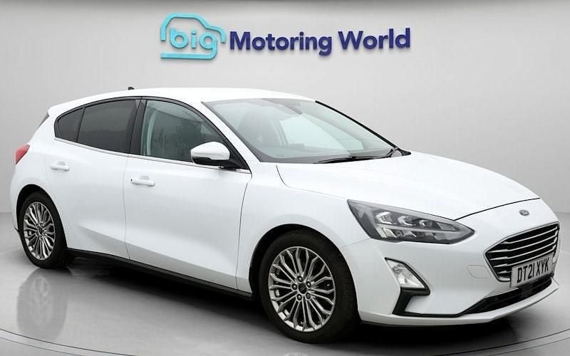White Used 2021 Ford Focus Titanium X Hatchback | £13,400 (Good price) - Image 1/4