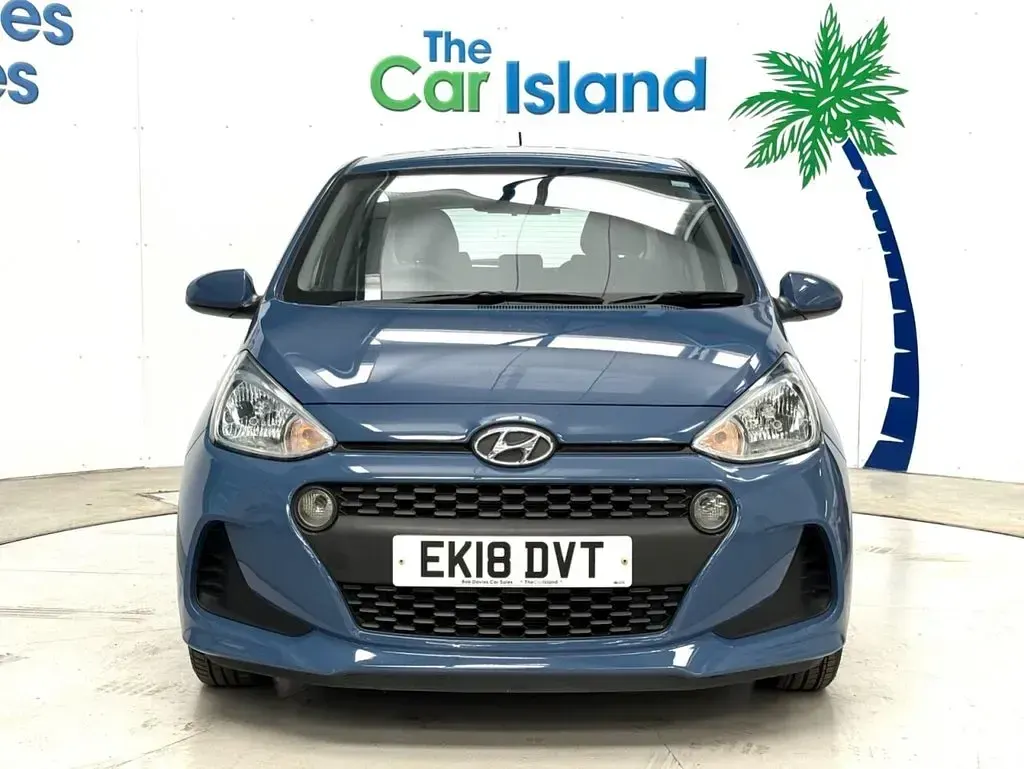 Usado Hyundai i10 SE 67 HP (49 kW) 2018 Azul Citadino
