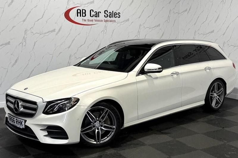 Used Mercedes E220 AMG Line Premium 2017 White Estate