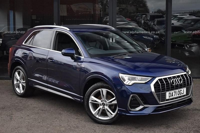 Used Audi Q3 S-Line 150 HP (110 kW) 2021 Blue SUV