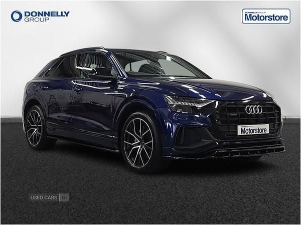 Blue Used 2021 Audi Q8 Black Edition SUV | £39,895 (Good price) - Image 1/4