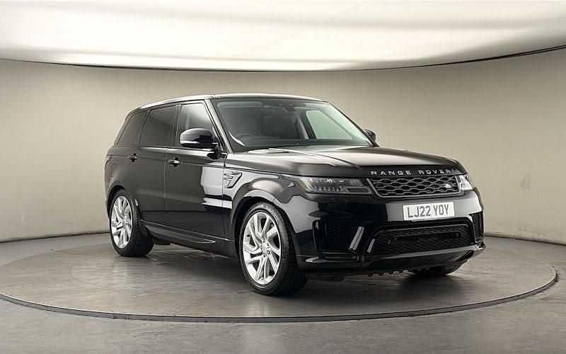 Used Land Rover Range Rover Sport Dynamic 404 HP (297 kW) 2021 Santorini black SUV