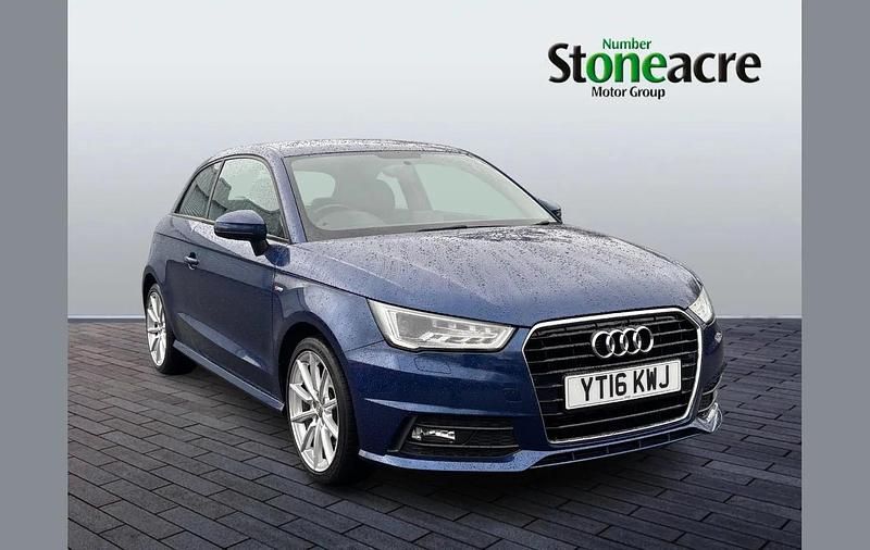Used Audi A1 S-Line 147 HP (108 kW) 2016 Blue Hatchback