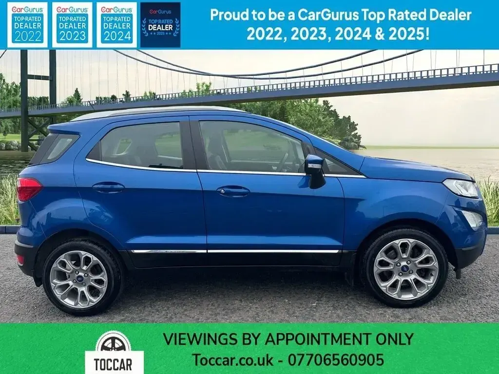 Used Ford Ecosport Titanium 125 HP (91 kW) 2019 Blue SUV