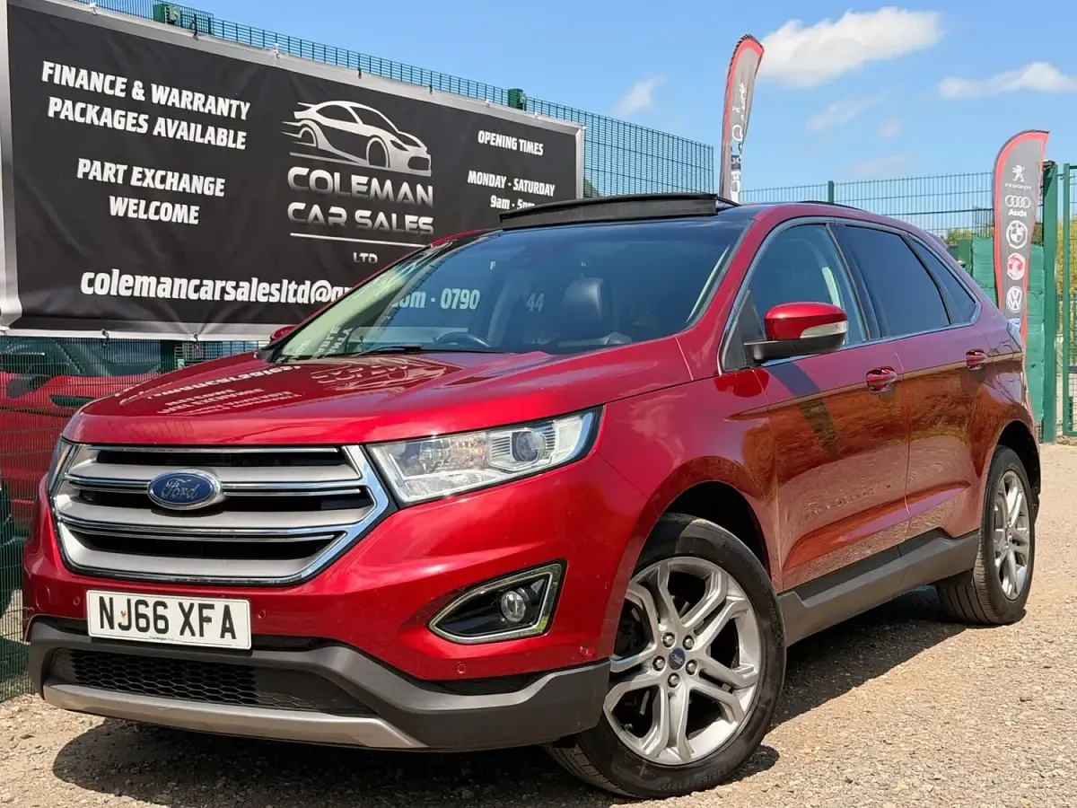 Used Ford Edge Titanium 210 HP (154 kW) 2016 Red SUV