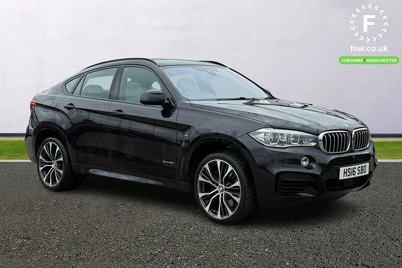 Black Used 2016 BMW X6 M Sport SUV | £22,799 - Image 1/4