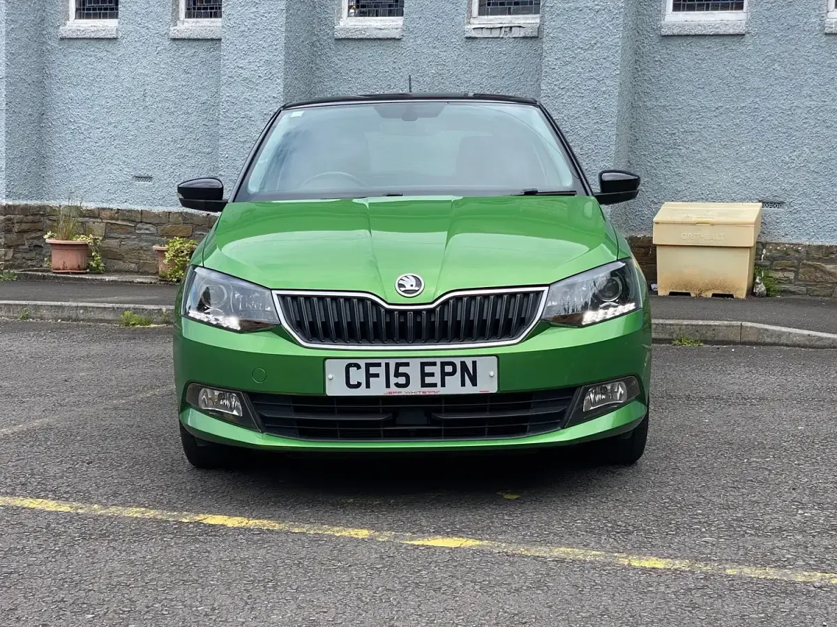 Used Skoda Fabia SE L 105 HP (77 kW) 2015 Green Hatchback