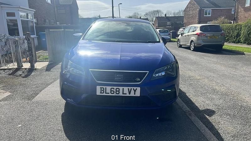 Used Seat Leon FR Sport 190 HP (139 kW) 2019 Blue Hatchback