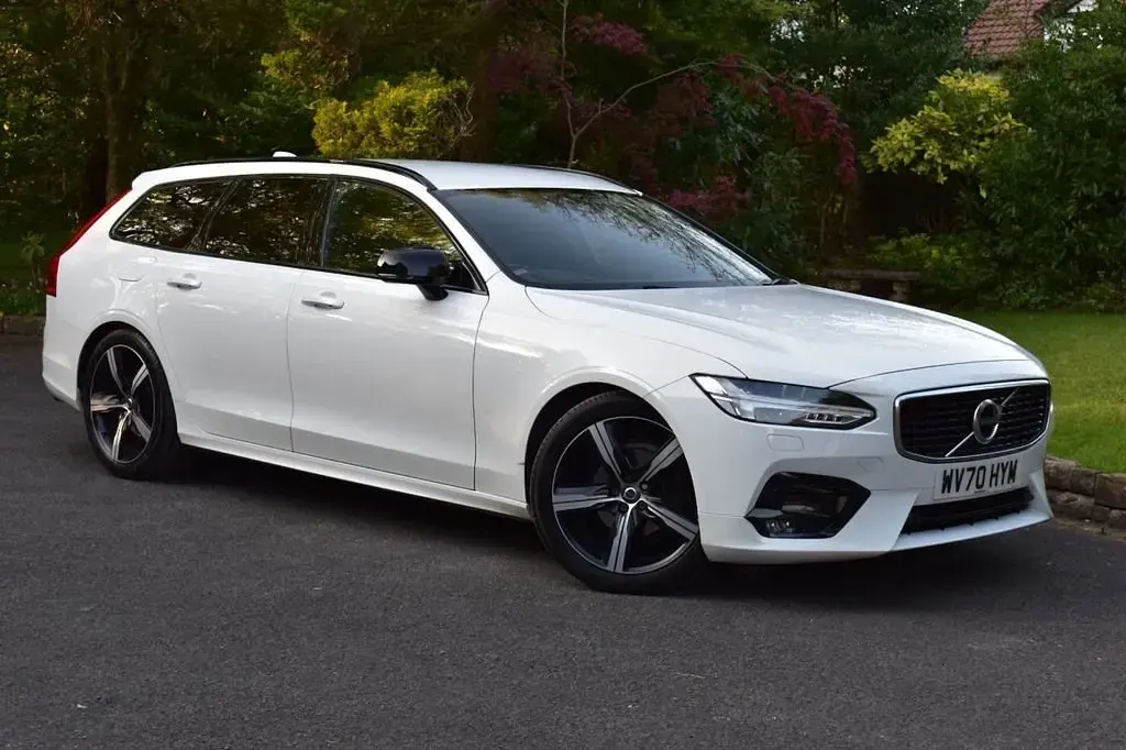 Usado Volvo V90 R-Design 2020 Branco Carrinha