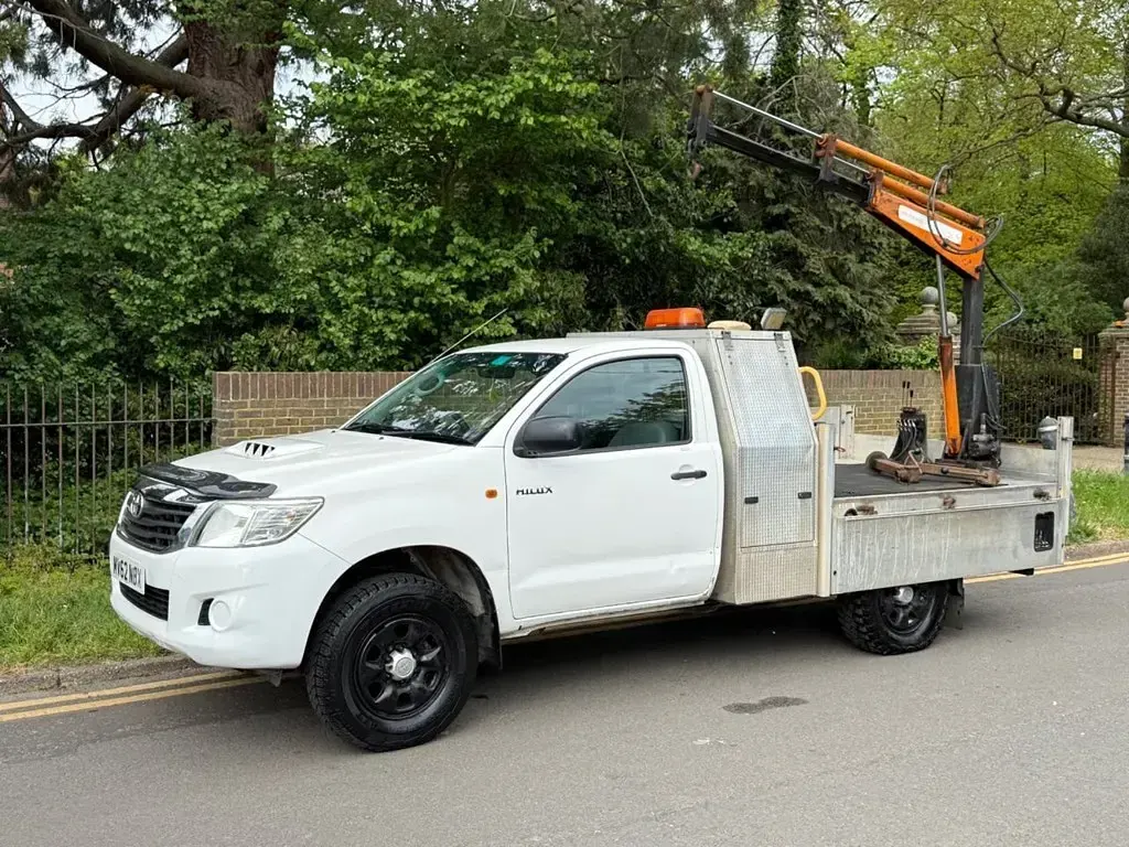 Usado Toyota HiLux 144 CV (105 kW) 2013 Blanco Pickup/Camioneta