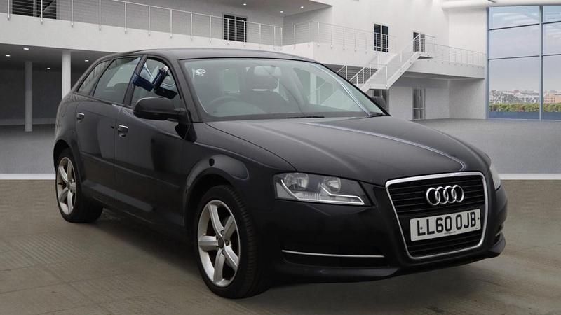 Black Used 2010 Audi A3 Sportback Hatchback | £4,494 (A bit pricey) - Image 1/4