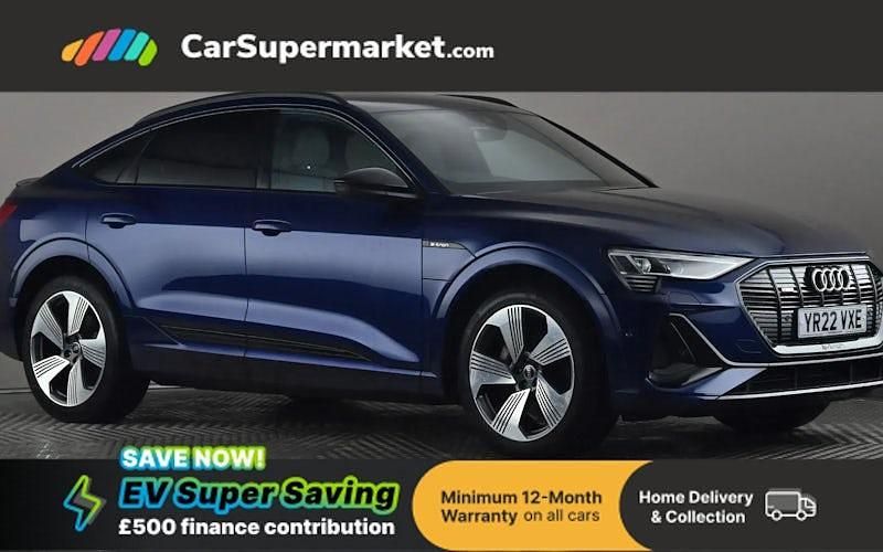 Used 2022 Audi e-tron Sportback Black Edition SUV | £24,197 (Good price) - Image 1/3