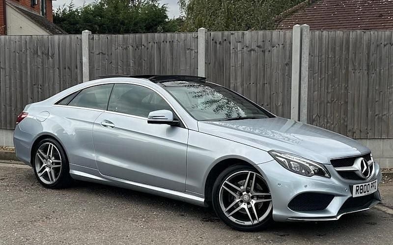 Silver Used 2015 Mercedes E250 AMG line Coupe | £8,697 (Super price) - Image 1/4