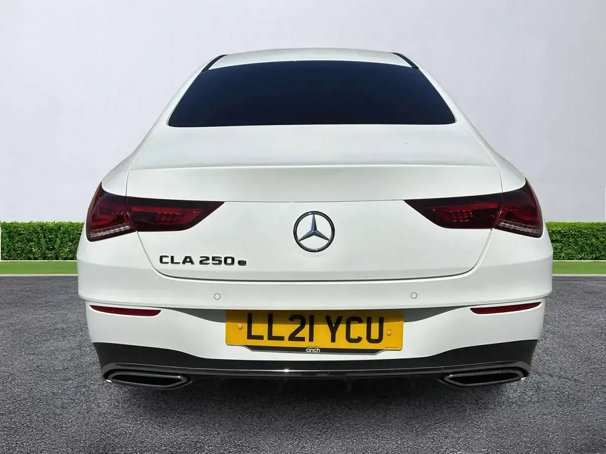 Used Mercedes CLA250e AMG Line Premium Plus 2021 White Coupe