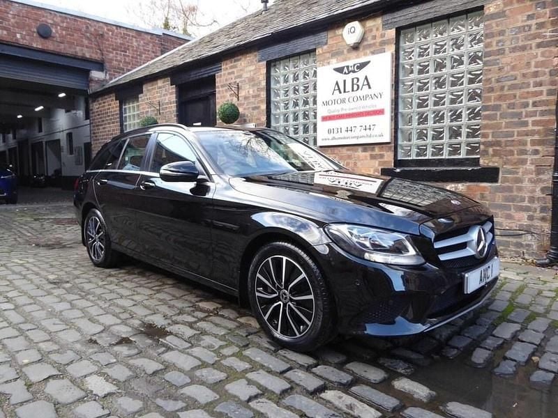 Black Used 2018 Mercedes C200 SE Estate | £14,995 (Good price) - Image 1/4