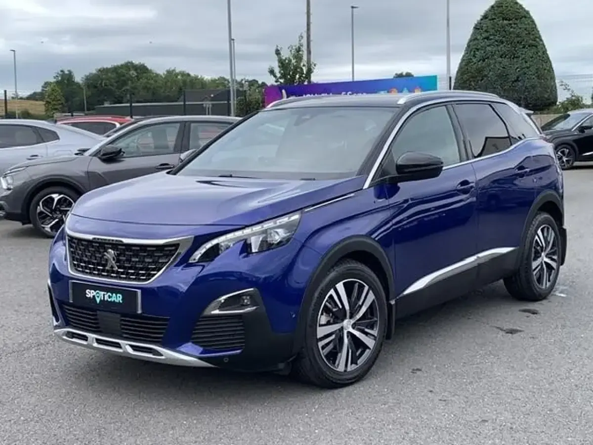 Used Peugeot 3008 GT-line 163 HP (119 kW) 2018 Blue SUV