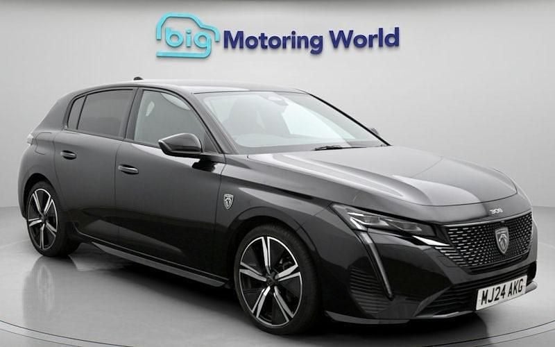 Used Peugeot 308 GT 131 HP (96 kW) 2024 Black Hatchback
