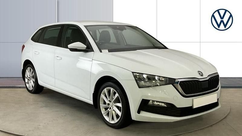 White Used 2021 Skoda Scala SE Hatchback | £12,711 (Fair price) - Image 1/3