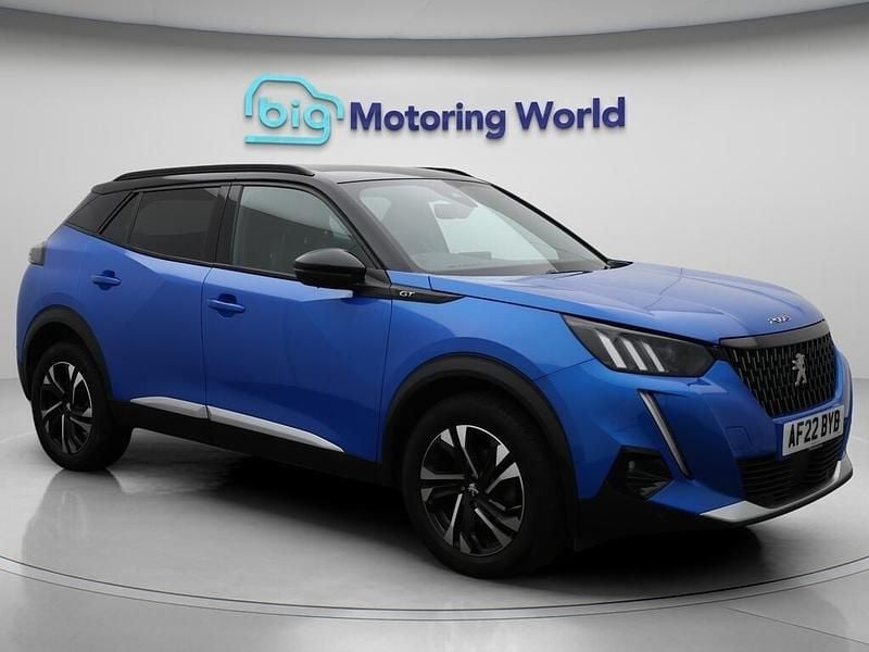 Blue Used 2022 Peugeot 2008 GT SUV | £14,400 (Good price) - Image 1/4