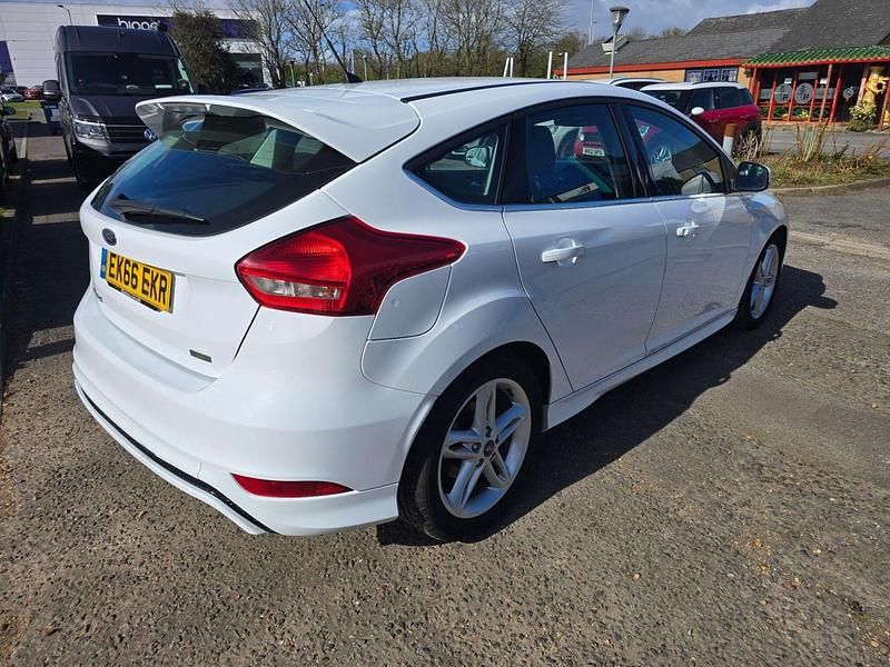 Used Ford Focus Zetec 125 HP (91 kW) 2016 White Hatchback