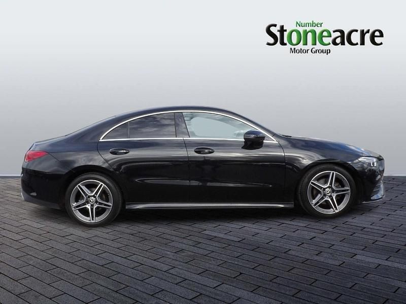 Used Mercedes CLA180 AMG line 136 HP (100 kW) 2019 Black Sedan