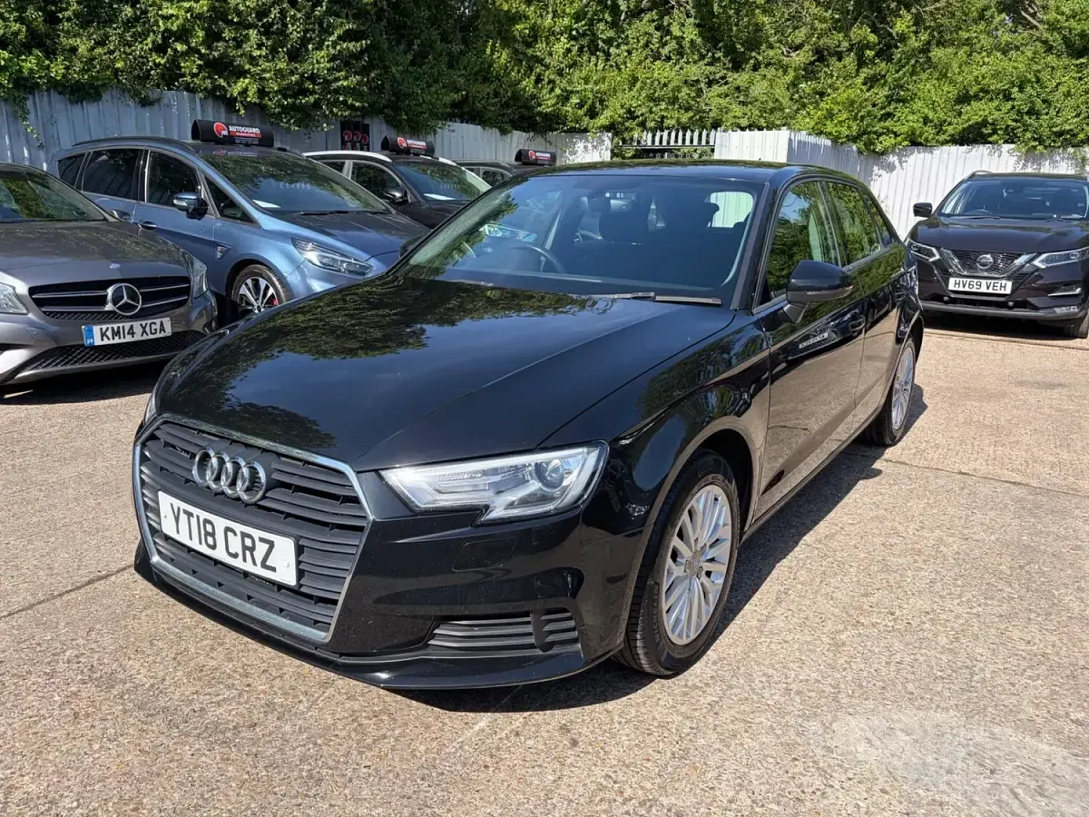 Used Audi A3 Sportback 150 HP (110 kW) 2018 Black Hatchback