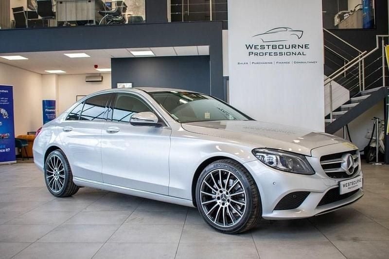 Silver Used 2018 Mercedes C200 Premium Sedan | £15,980 (Fair price) - Image 1/3