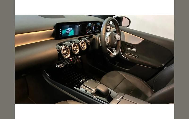 Used Mercedes A200 AMG Line Premium 150 HP (110 kW) 2020 Black Hatchback