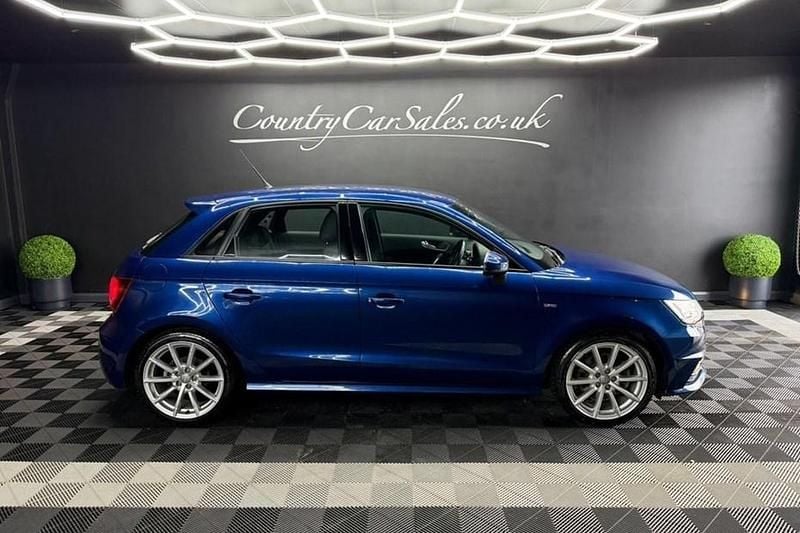 Used Audi A1 Sportback S-Line 150 HP (110 kW) 2015 Blue Hatchback