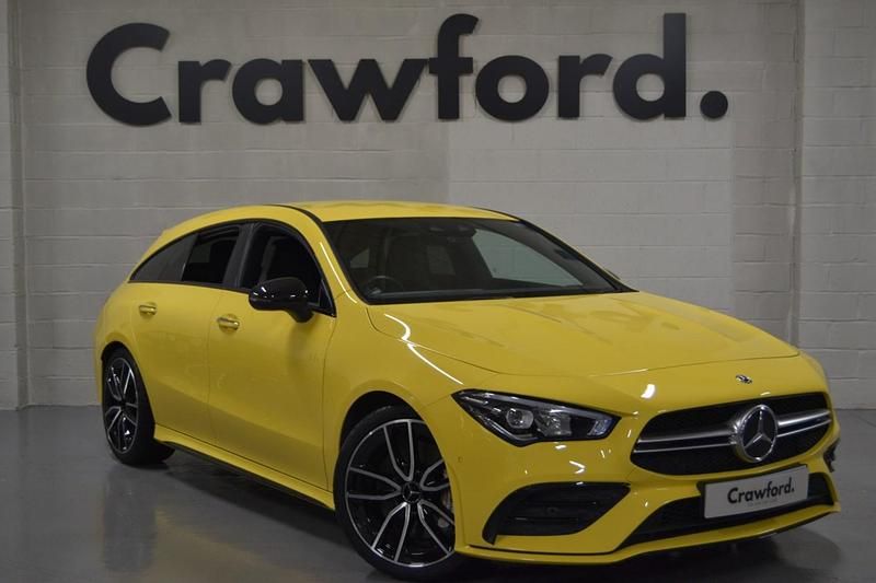 Used Mercedes CLA35 AMG AMG 2019 Yellow Estate