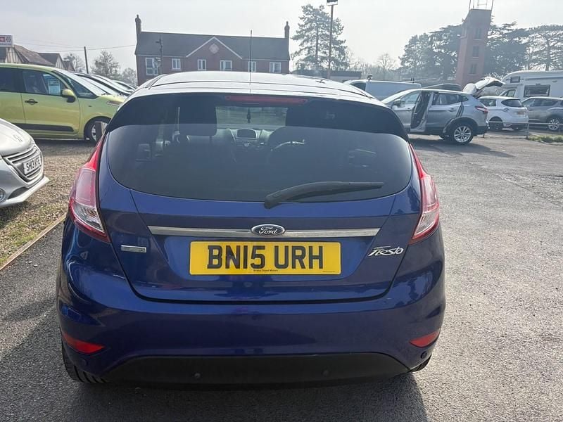 Used Ford Fiesta Titanium 2015 Blue Hatchback