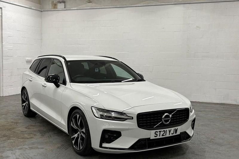 White Used 2021 Volvo V60 R-Design Estate | £19,675 (Good price) - Image 1/1