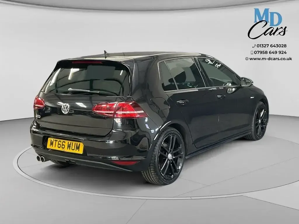 Used VW Golf VII GTD 2016 Black Hatchback
