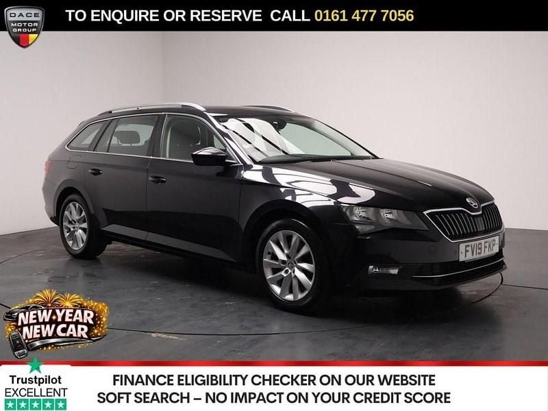 Black Used 2019 Skoda Superb SE Estate | £11,970 (Fair price) - Image 1/3