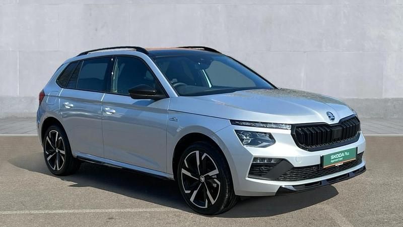 Brilliant silver metallic Used 2025 Skoda Kamiq Monte Carlo SUV | £22,990 (Fair price) - Image 1/4