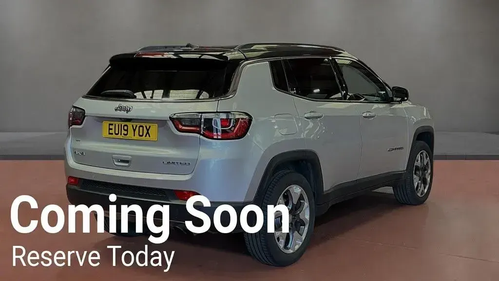 Used Jeep Compass Limited 170 HP (125 kW) 2019 Silver/black SUV