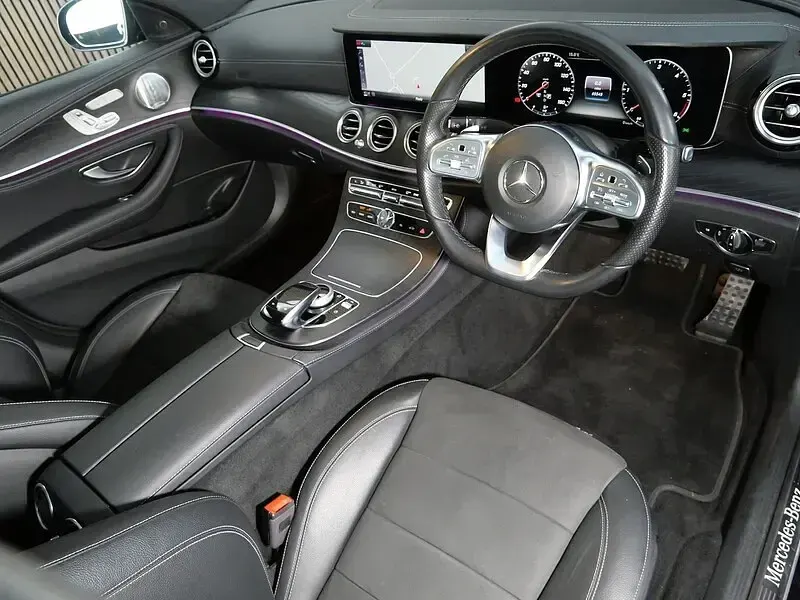 Used Mercedes E350 AMG line 2020 Blue Sedan
