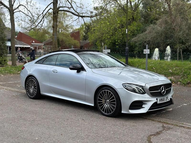 Used Mercedes E220 AMG Line Premium 2018 Silver Coupe