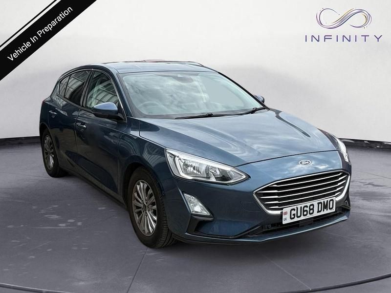 Blue Used 2018 Ford Focus Titanium Hatchback | £10,249 (Fair price) - Image 1/4