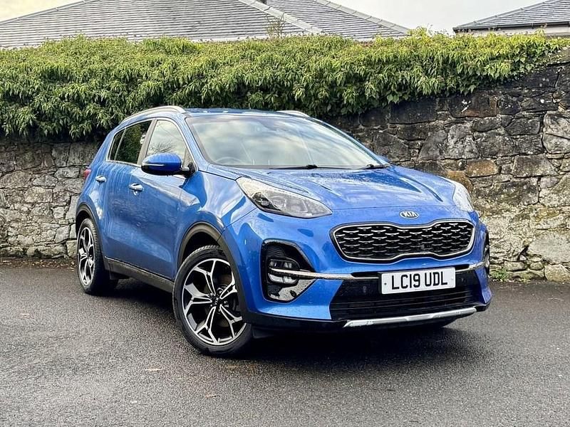 Used Kia Sportage GT-Line 134 HP (98 kW) 2019 Blue SUV