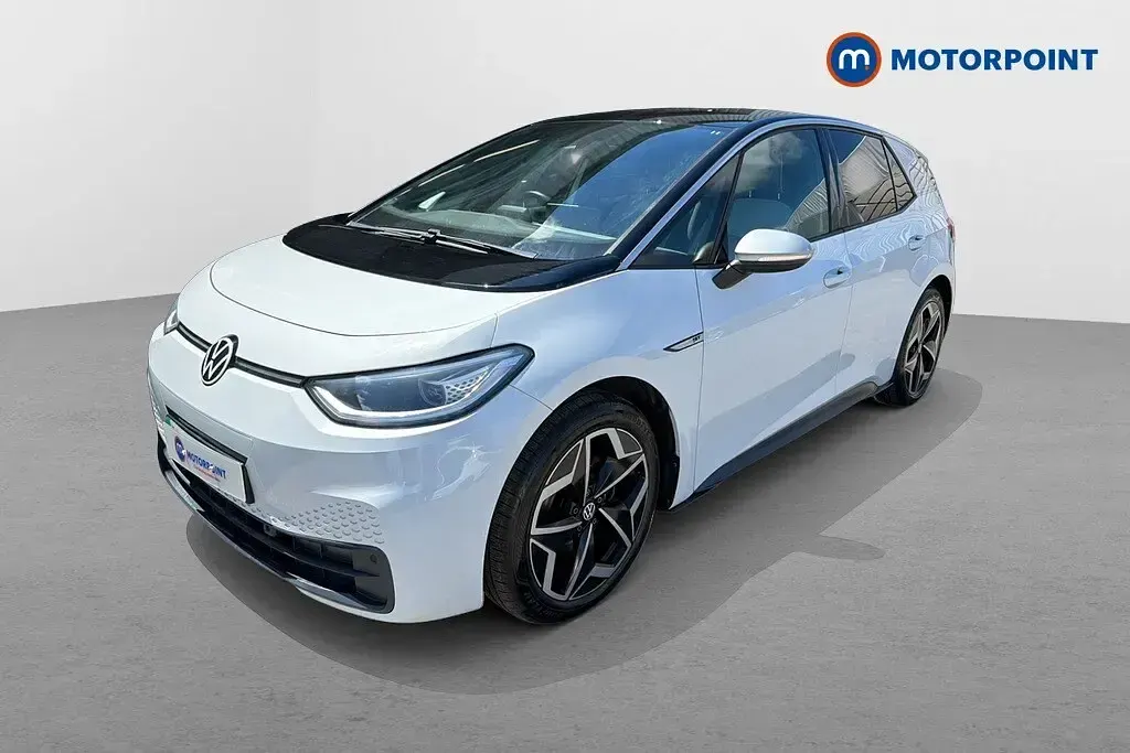 Used VW ID.3 Pro 150 kW (204 HP) 2020 White Hatchback