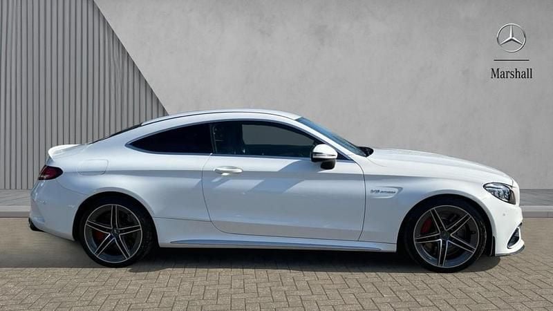 Used Mercedes C63S AMG Premium Plus 510 HP (375 kW) 2021 Polar white Coupe