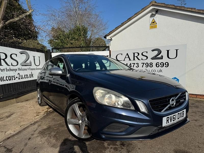 Used Volvo V60 R-Design 115 HP (84 kW) 2012 Blue Estate