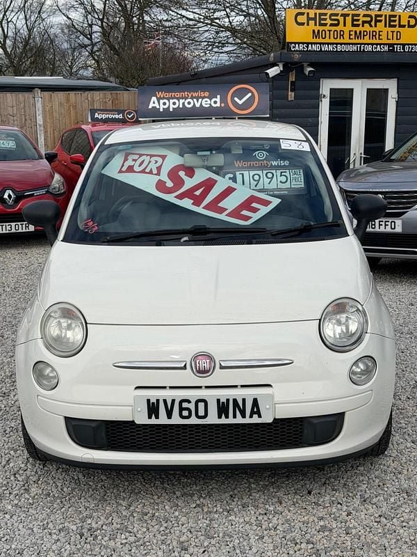Used Fiat 500 Pop 69 HP (50 kW) 2010 White Hatchback