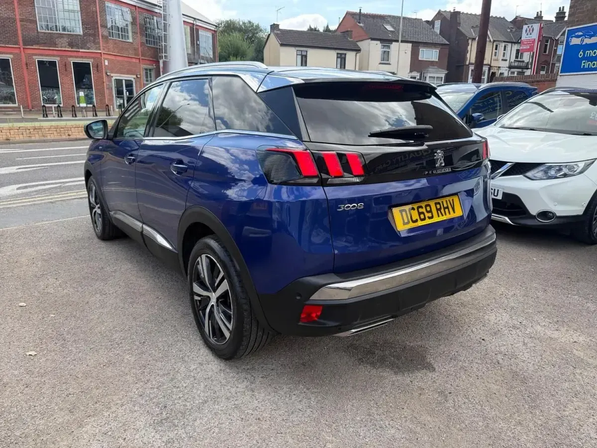 Used Peugeot 3008 GT-line 130 HP (95 kW) 2019 Blue SUV